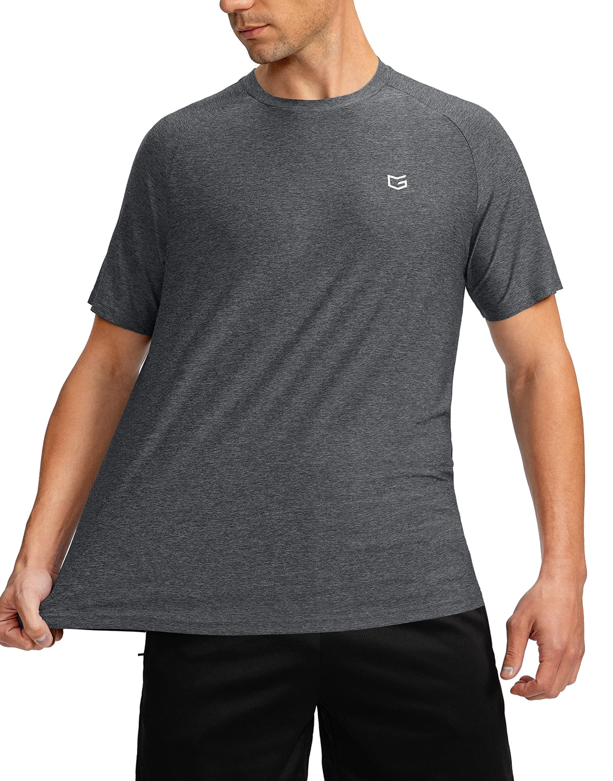G Gradual Men's Workout Quick Dry T-Shirts Short Sleeve Lightweight Cooling Gym Shirts Tee for Running, Beach, Hiking