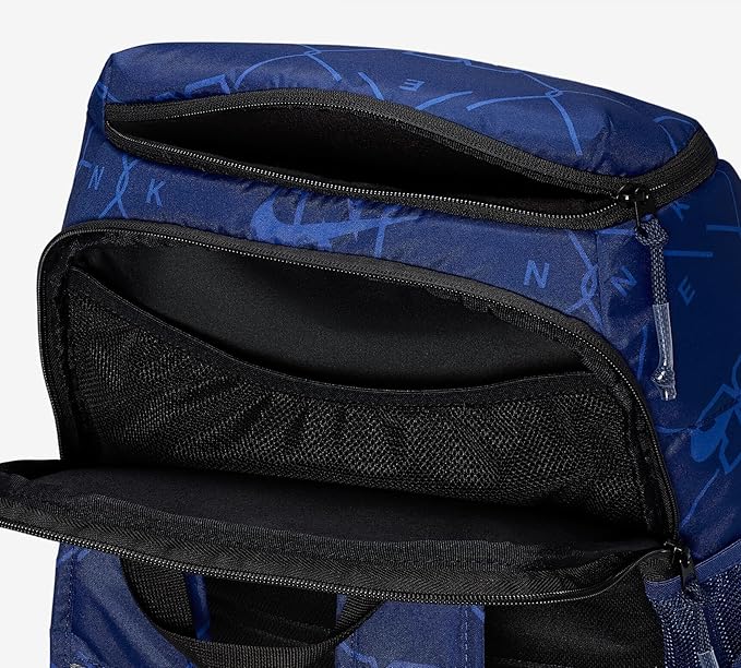 Nike Elite Pro Basketball Backpack BA6164 (Blue/Black/Logo, One Size)