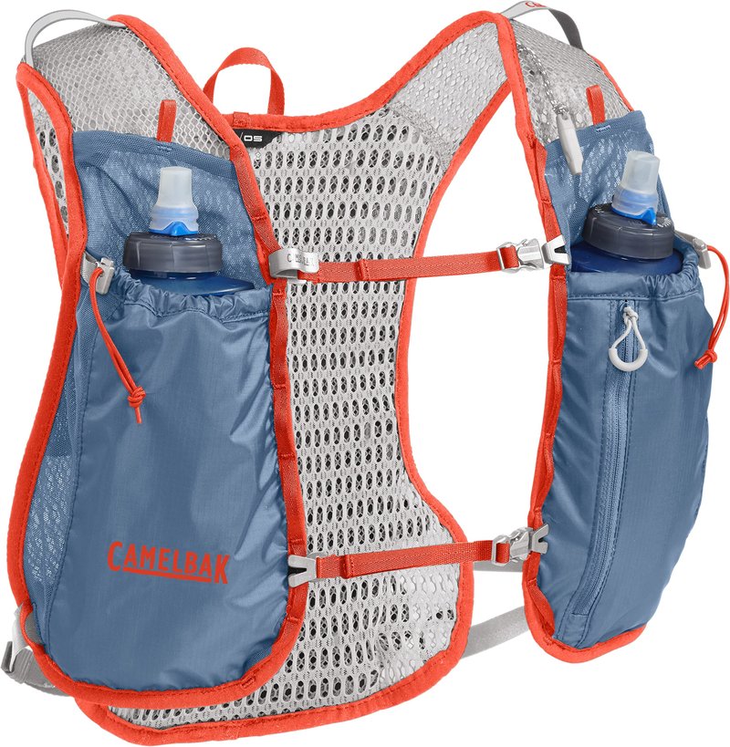 CamelBak Trail Run Hydration Vest with 34oz Capacity, Lightweight Breathable Design and Storage for Trail Running and Training, Black/Safety Yellow 2.0