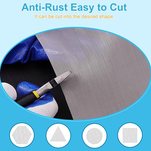 16 Pcs 13x9 40 Mesh 304 Stainless Steel Wire Mesh Sheet, Rustproof Metal Mesh