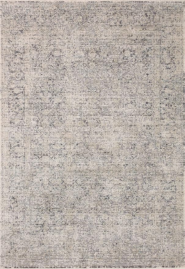 Loloi Amber Lewis Alie Collection ALE-01 Stone/Mist 2'-7'' x 10'-0'', .13'' Pile Height, Runner Rug