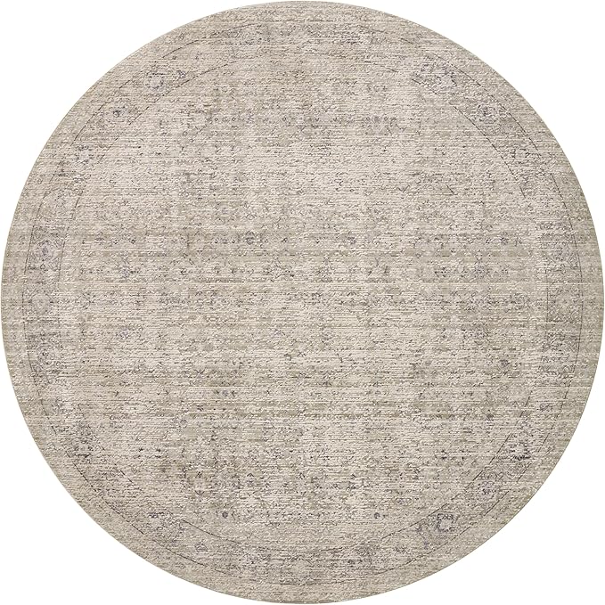 Loloi Amber Lewis Alie Collection ALE-03 Taupe/Dove 2'-7'' x 7'-9'', .13'' Pile Height, Runner Rug