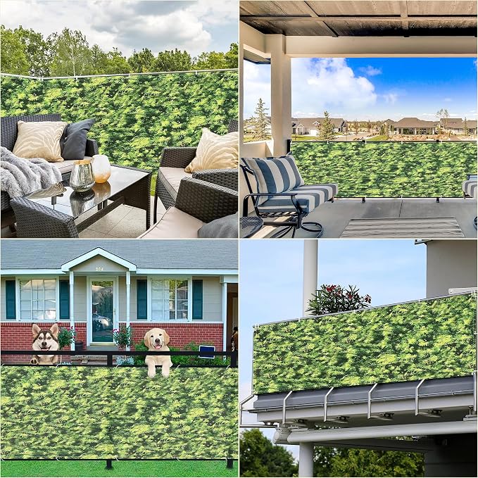 Privacy Screen Protector 3.6' x 29.5' Durable and UV Resistant Privacy Fence