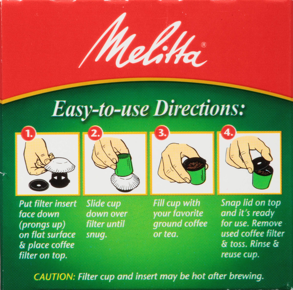 Melitta JavaJig Replacement Single-Serve Paper Coffee Filters, White, 60 Count