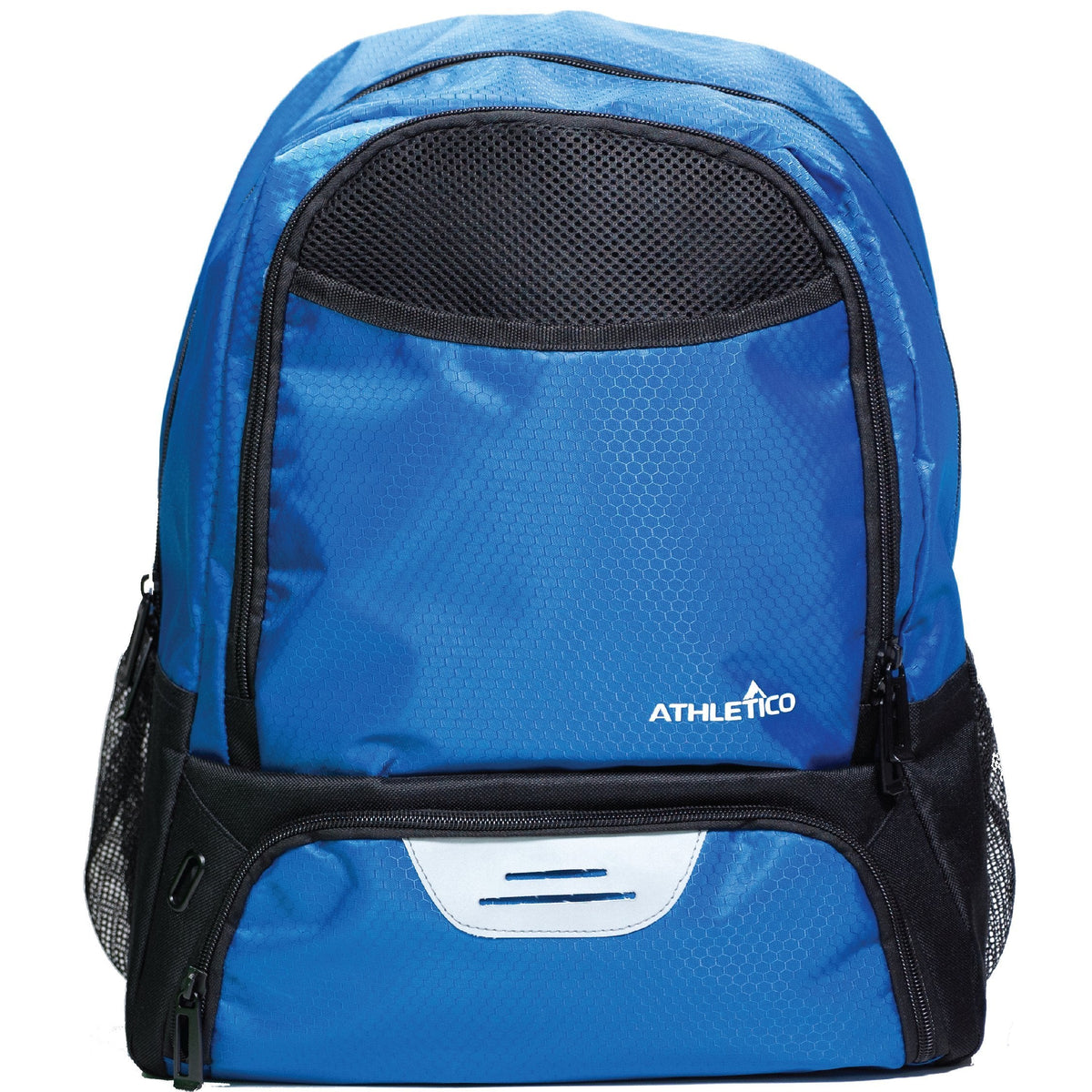 Athletico Youth Soccer Bag - Soccer Backpack & Bags for Basketball, Volleyball & Football | Includes Separate Cleat and Ball Compartment (Blue)