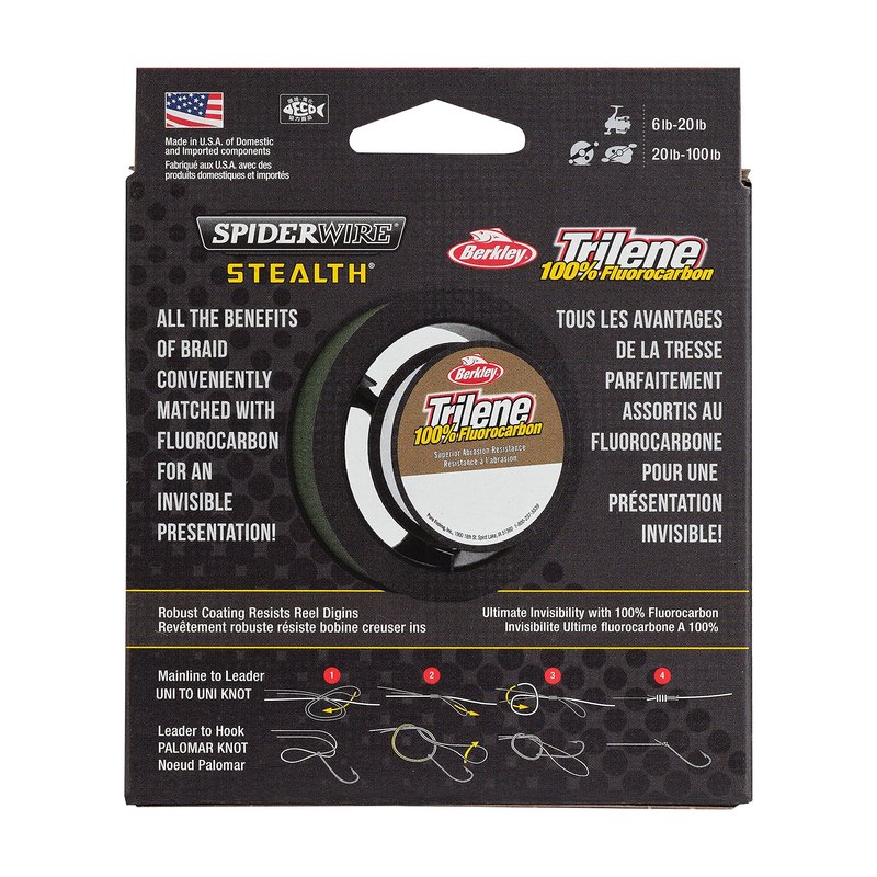 Spiderwire Berkley FireLine® Superline, Moss Green/Clear, 15lb | 6.8kg, 125yd | 114m Fishing Line, Suitable for Freshwater Environments