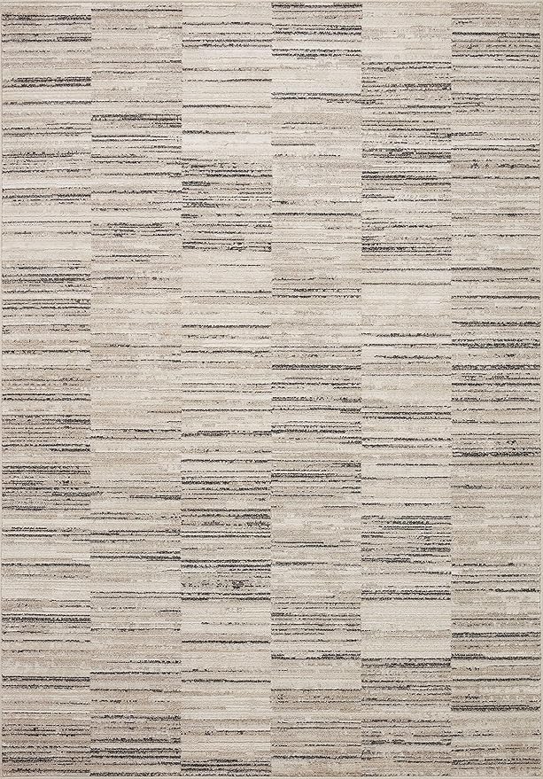 Loloi Darby Collection DAR-01 Charcoal/Sand 7'-10" x 10' Area Rug