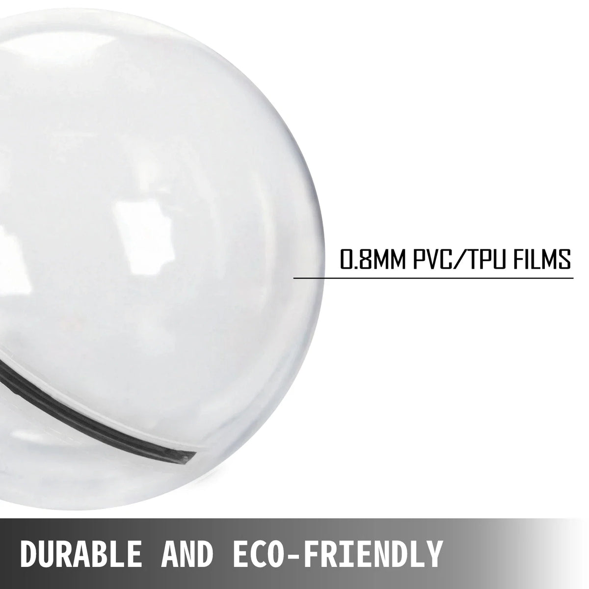 1.5M Water Walking Ball Roll Ball Inflatable Walking Ball PVC Zorb Ball Tizip Zipper With Air Blower (1.5M)