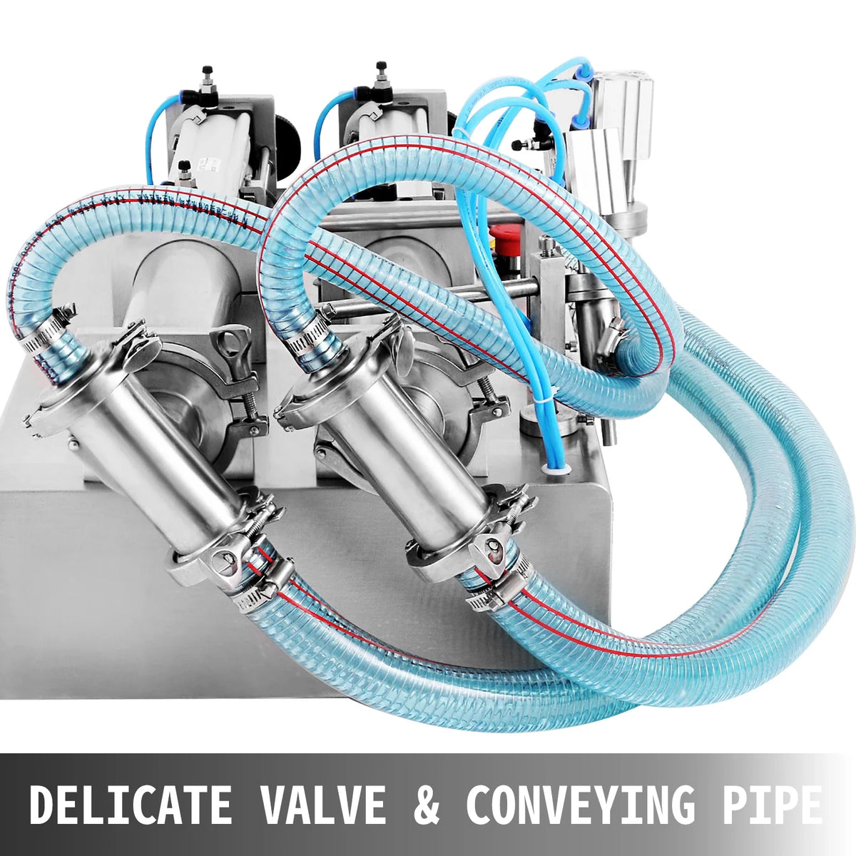 100-1000ML Pneumatic Liquid Filling Machine with Double Nozzles Commercial Automatic Bottle Filler for Oil Cosmetic Drinks