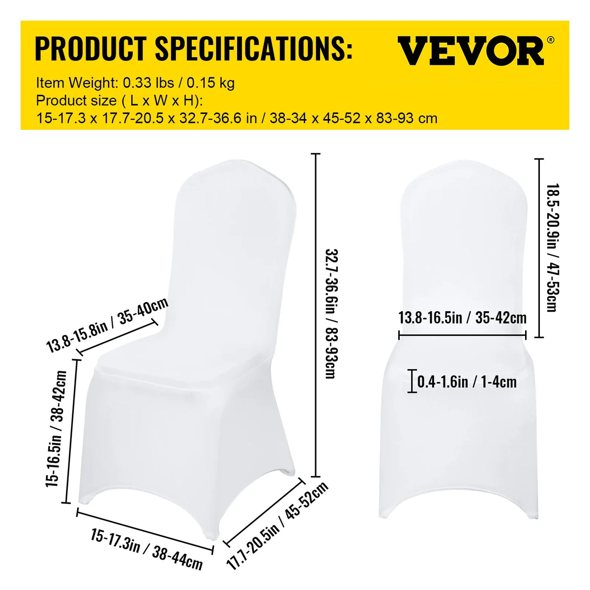 50 100Pcs Wedding Chair Covers Spandex Stretch Slipcover for Restaurant Banquet Hotel Dining Party Universal Chair Cover