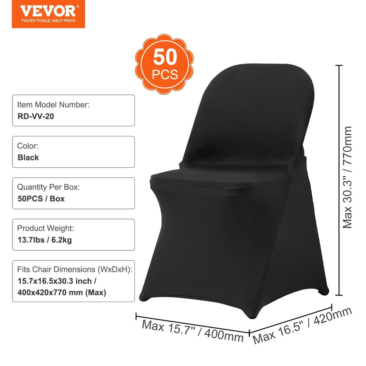 Stretch Spandex Folding Chair Covers Universal Fitted Chair Cover Removable Washable Protective Slipcovers