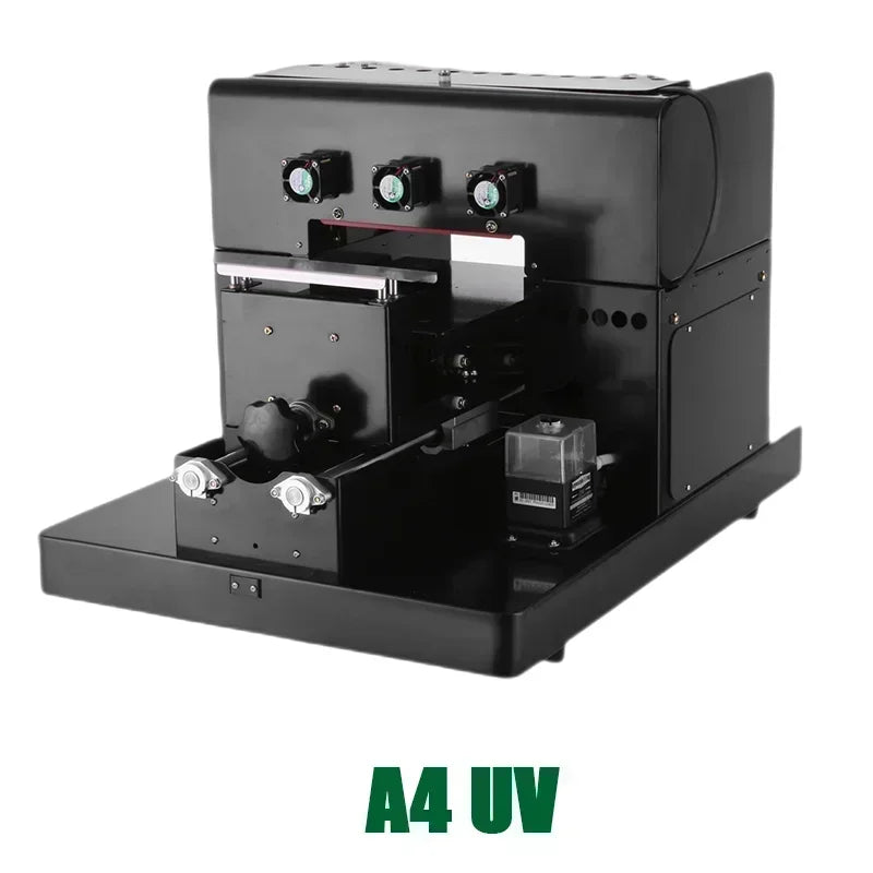 A3 UV Bottle Printing For Phone Case Glass Wood Acrylic A4 UV Flatbed Printer Sticker Label Printer  UV Printer