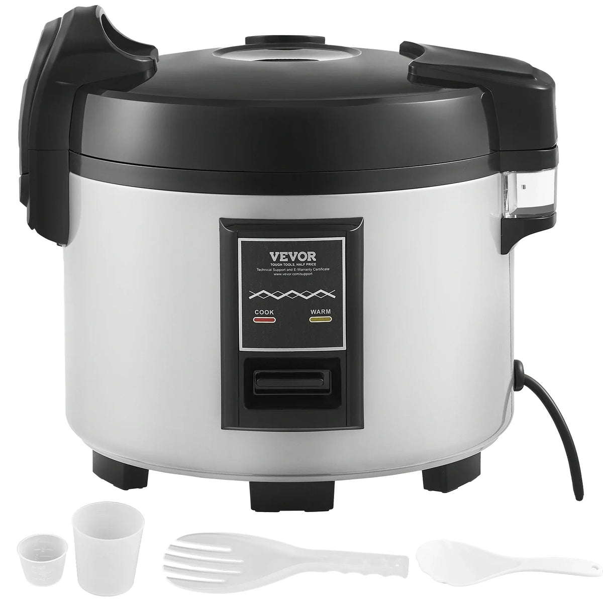 Commercial Rice Cooker, 45-Cup Rice Cooker,9L Large Rice Cooker and Warmer w/Nonstick Inner Pot,Fast Cooking,12H Keep Warm