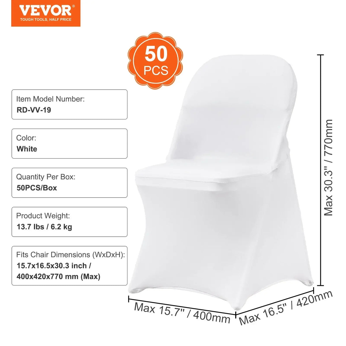 Stretch Spandex Folding Chair Covers Universal Fitted Chair Cover Removable Washable Protective Slipcovers