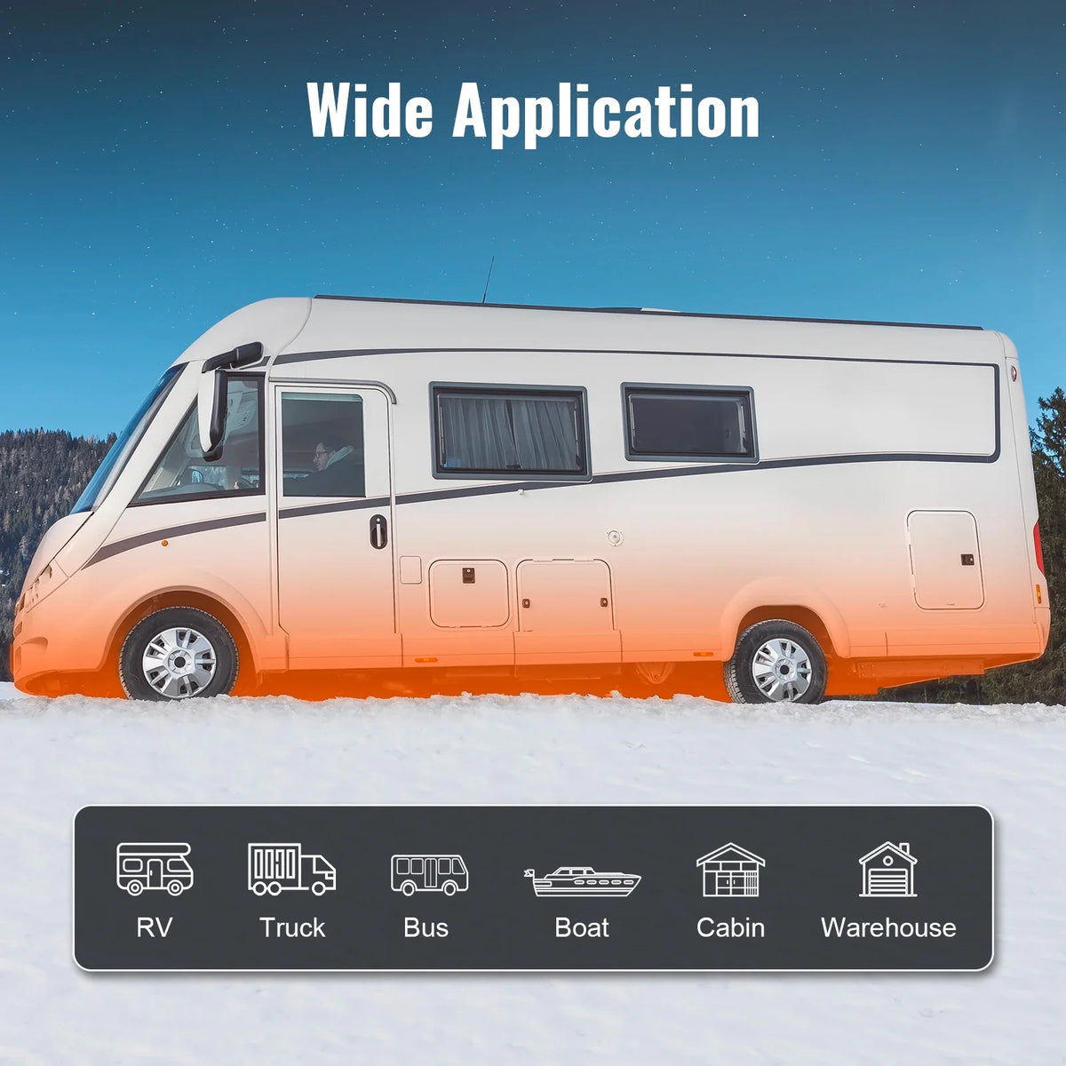 Diesel Air Heater Bluetooth App Control 12V 8KW Diesel Heater w/Remote Control LCD for RV Trailer Camper Van Boat Indoors