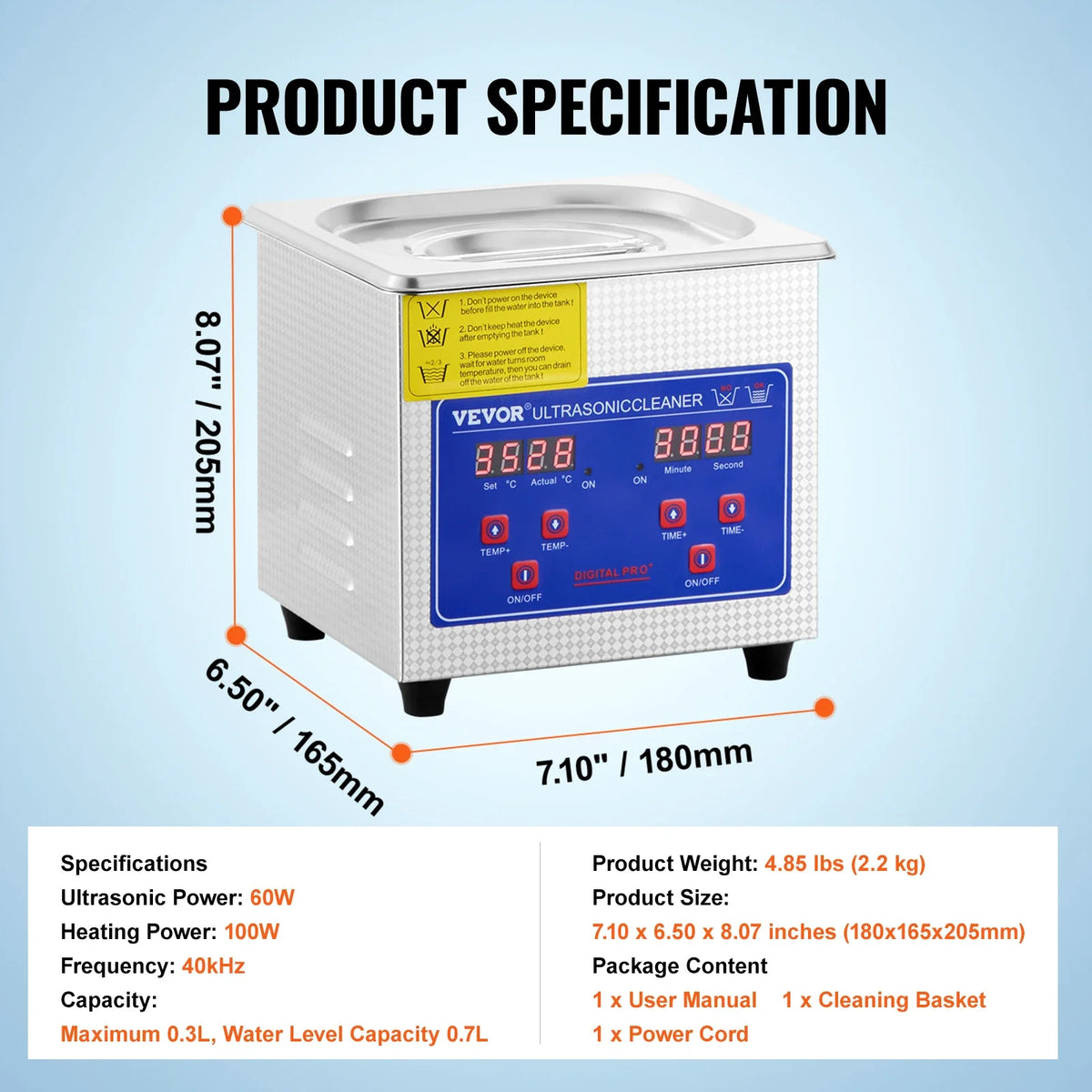 Ultrasonic Cleaner 1.3L 2L 3L 6L 10L 15L 22L 30L Lave-Dishes Portable Washing Machine Diswasher Ultrasound Home Appliances