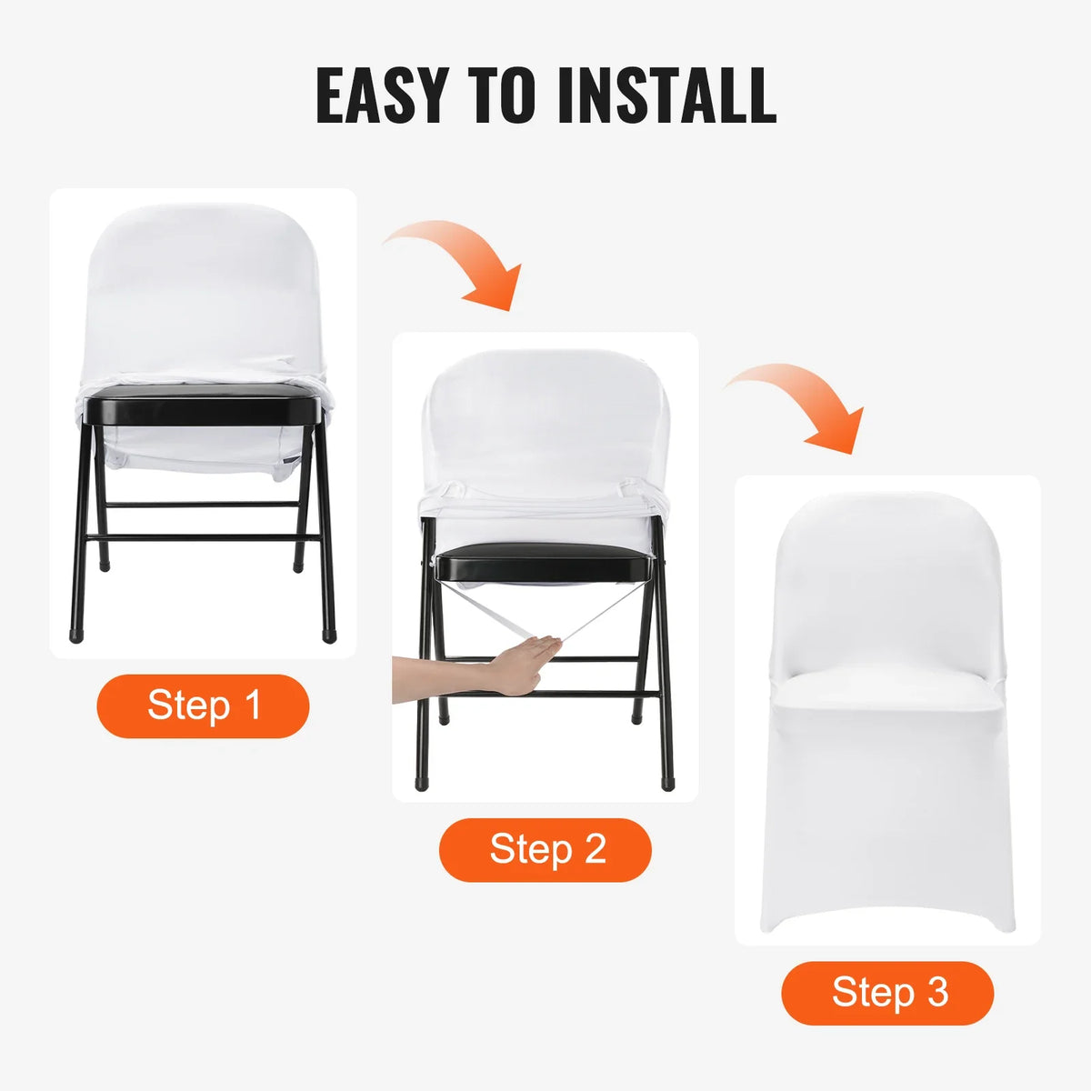 12-100Pcs Wedding Chair Covers Spandex Stretch Slipcover for Restaurant Banquet Hotel Dining Party Universal Chair Cover