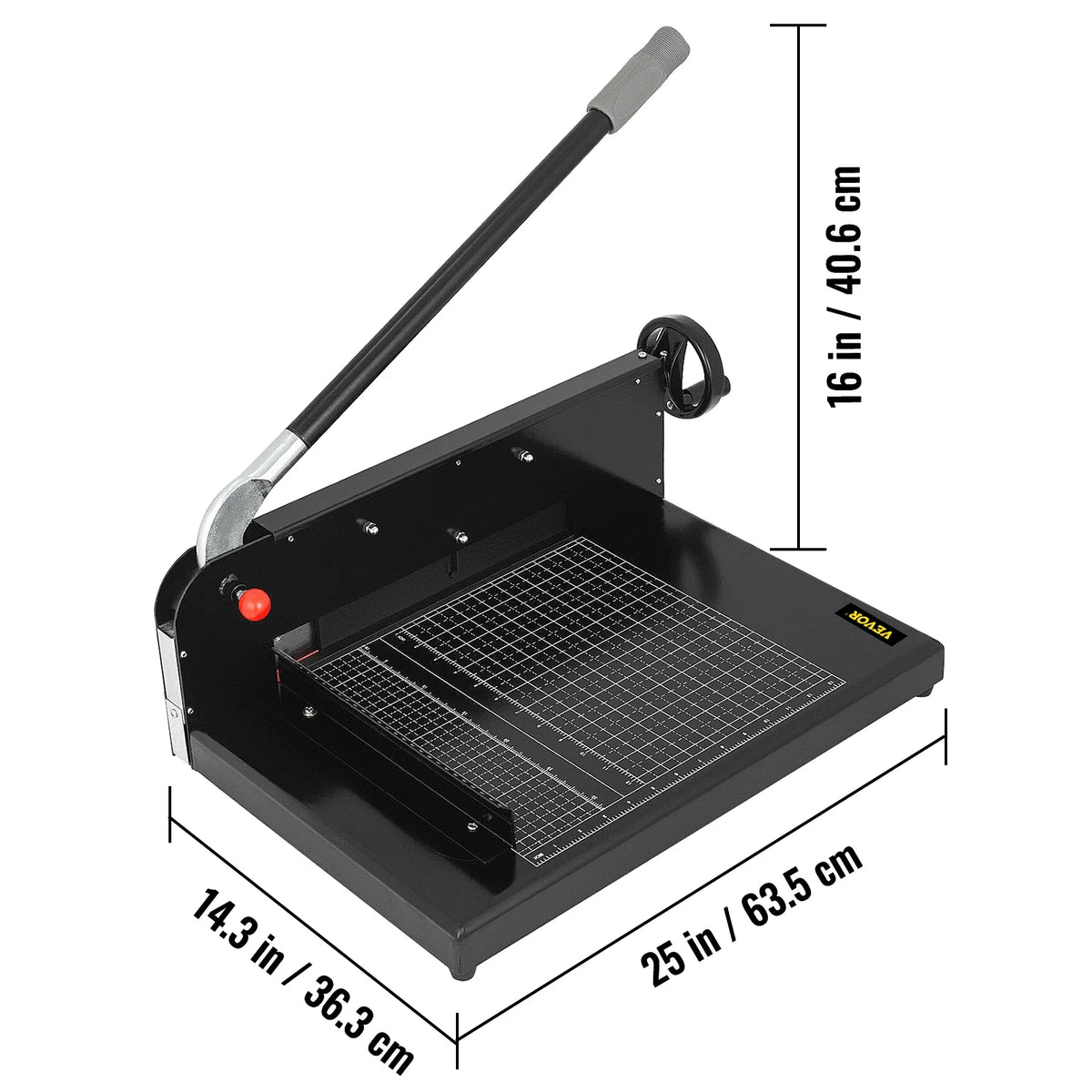A4 12" Manual Paper Cutter Heavy Duty Guillotine Trimmer 300 Sheets Die Cutters Use for Home Office Laboratory Commercial