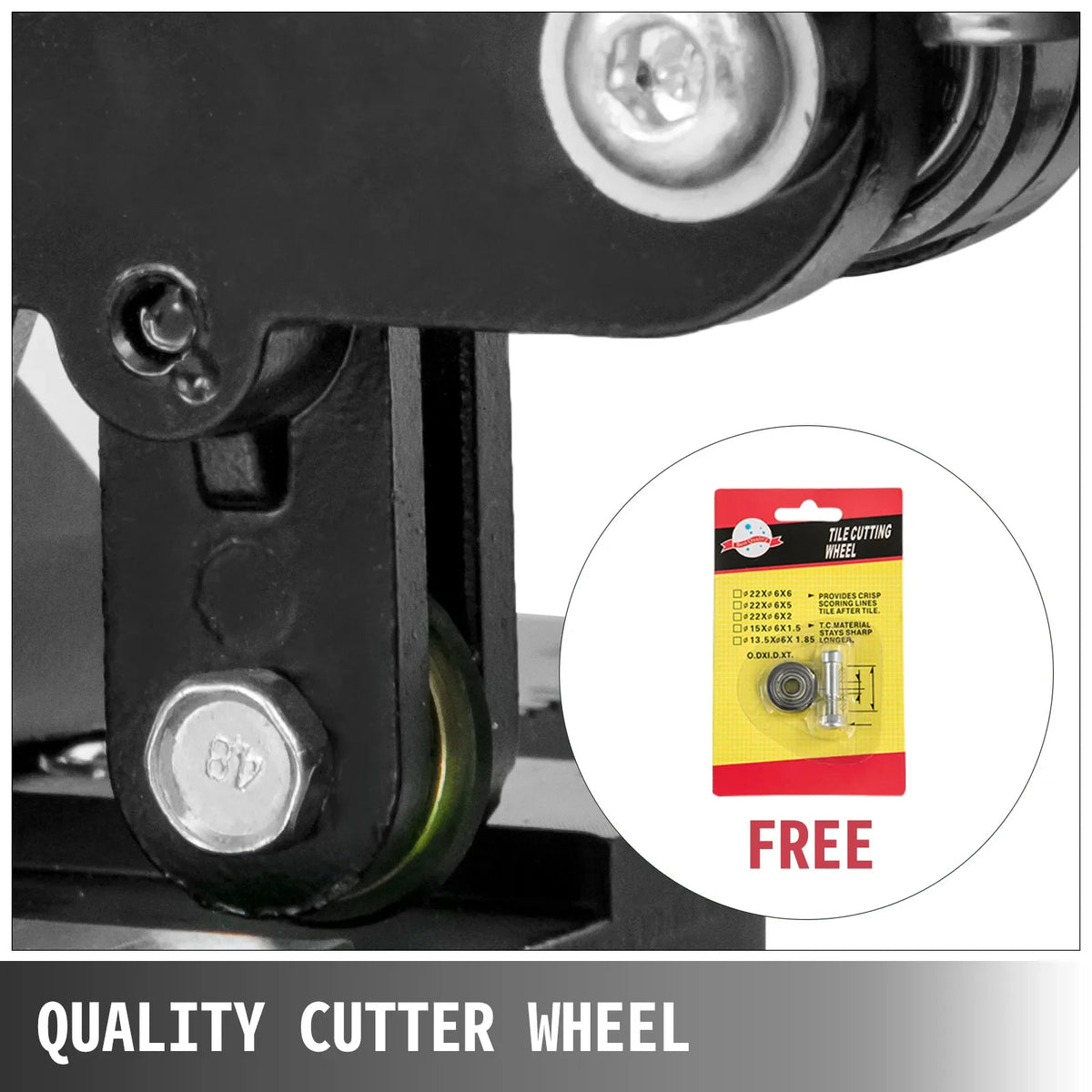 31.5-Inch Manual Tile Cutter,Ceramic Porcelain Tile Cutter w/ Laser Guide All-Steel Frame and Bonus Spare Cutter Wheels