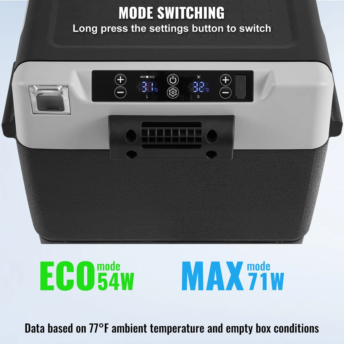 Portable Car Refrigerator Freezer Fridge Compressor 40L 115L 95L 50L 58L 36L Dual Zone for Home Outdoors RV Boat Camping