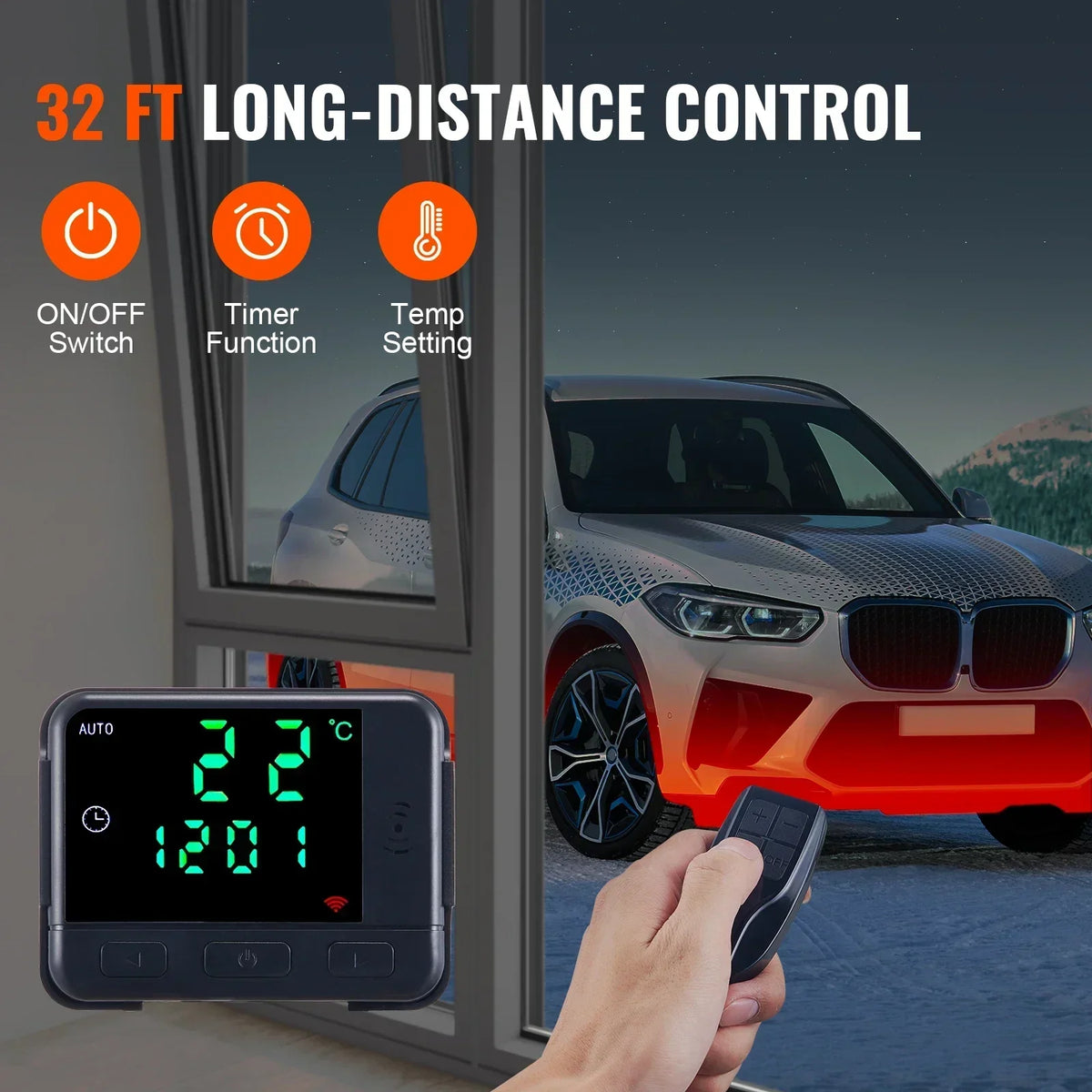 Car Heater Diesel Air Heater 2/5/8KW 12V With Silencer Remote Control Truck Boat Bus RV Trailer Air Diesel Parking Heater