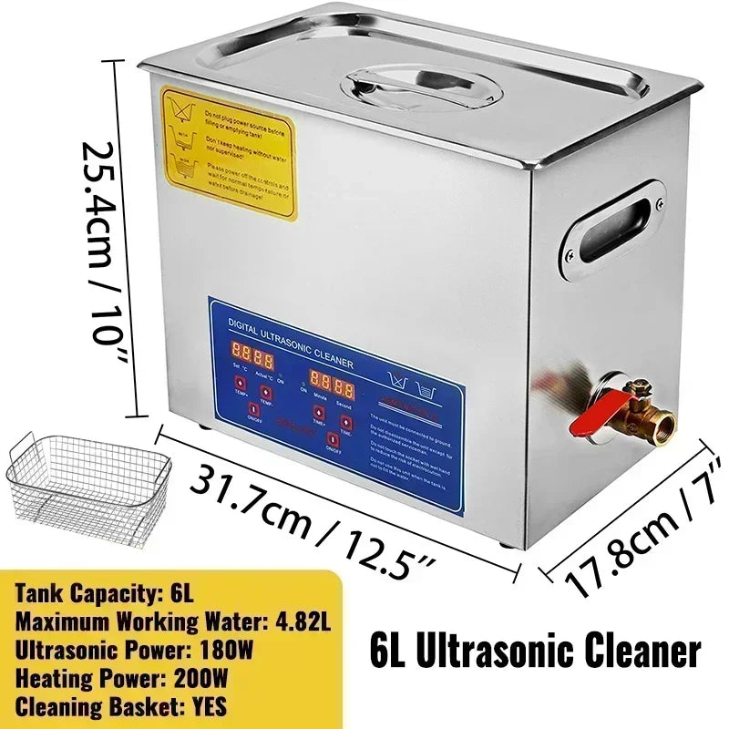 1.3L 2L 3L 6L 10L 15L 22L 30L Ultrasonic Cleaner Lave-Dishes Portable Washing Machine Diswasher Ultrasound Home Appliances