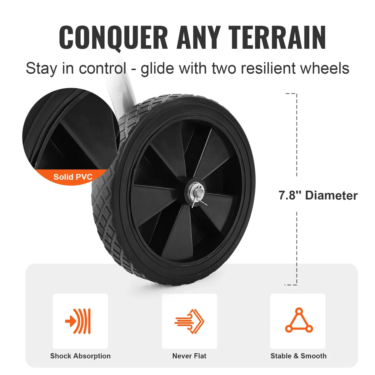 Hose Reel Cart  175 ft of 5/8’’ Hose (Hose Not Included) Garden Water Hose Carts Mobile Tools for Garden Yard Lawn