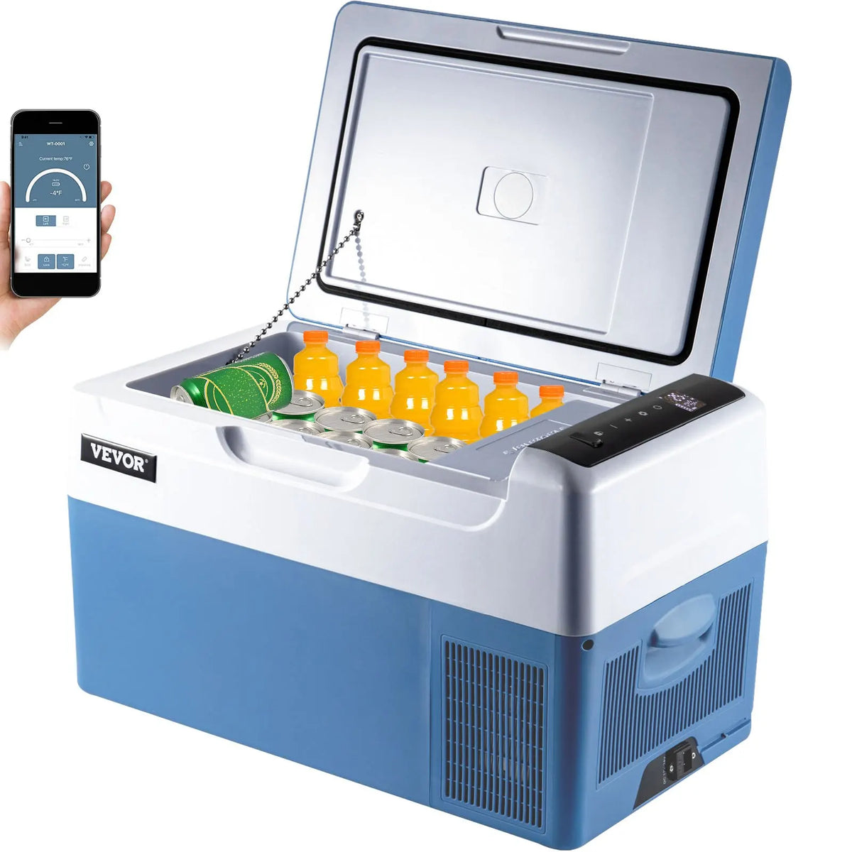 Portable Refrigerator 9L/15L/20L/22L,Mini Portable Freezer Large Capacity Car Refrigerator for Outdoor and Travel