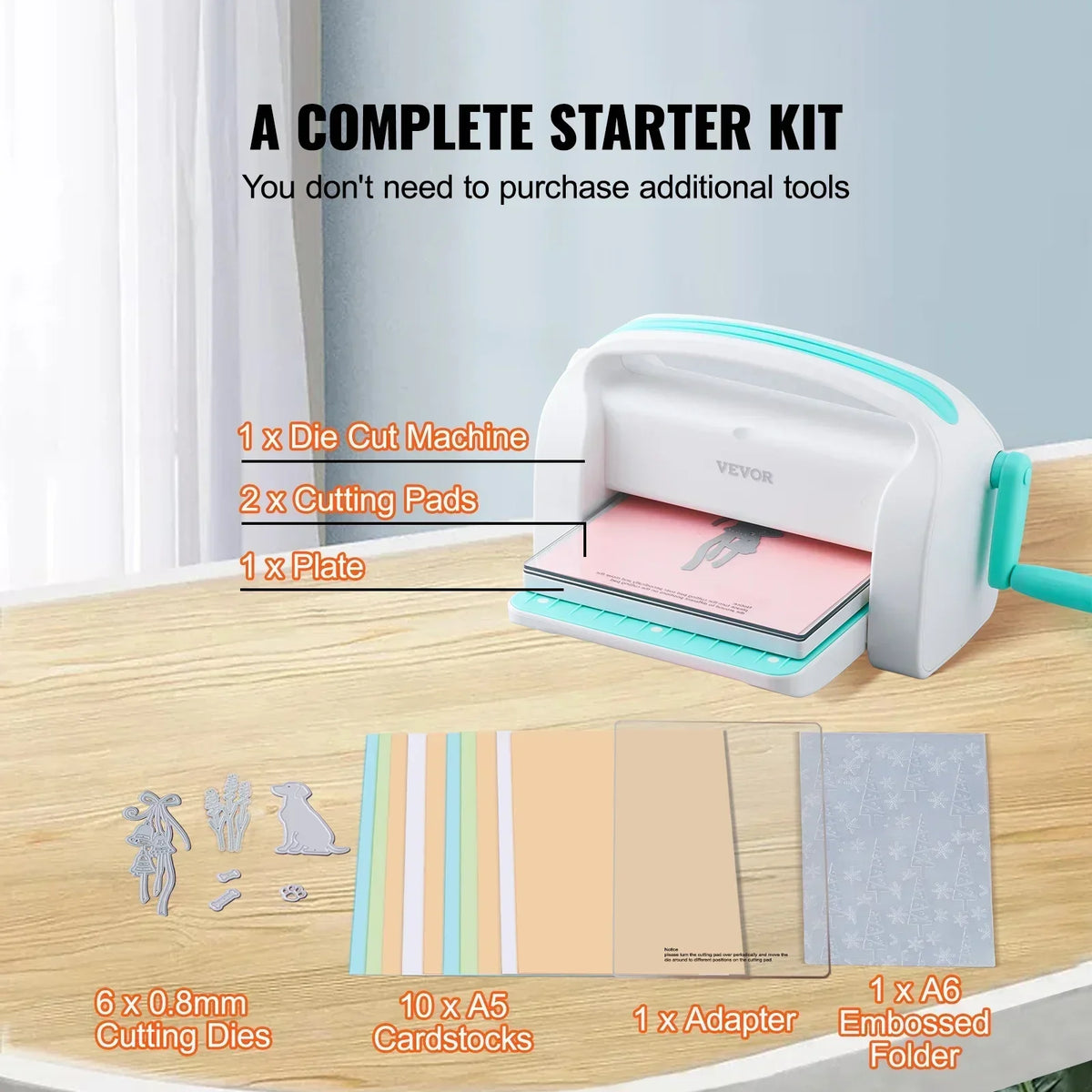 6/9in Manual Die Cutting Embossing Machine Mini Opening Scrapbooking Handmake Tools for DIY Art Craft Card Decorations