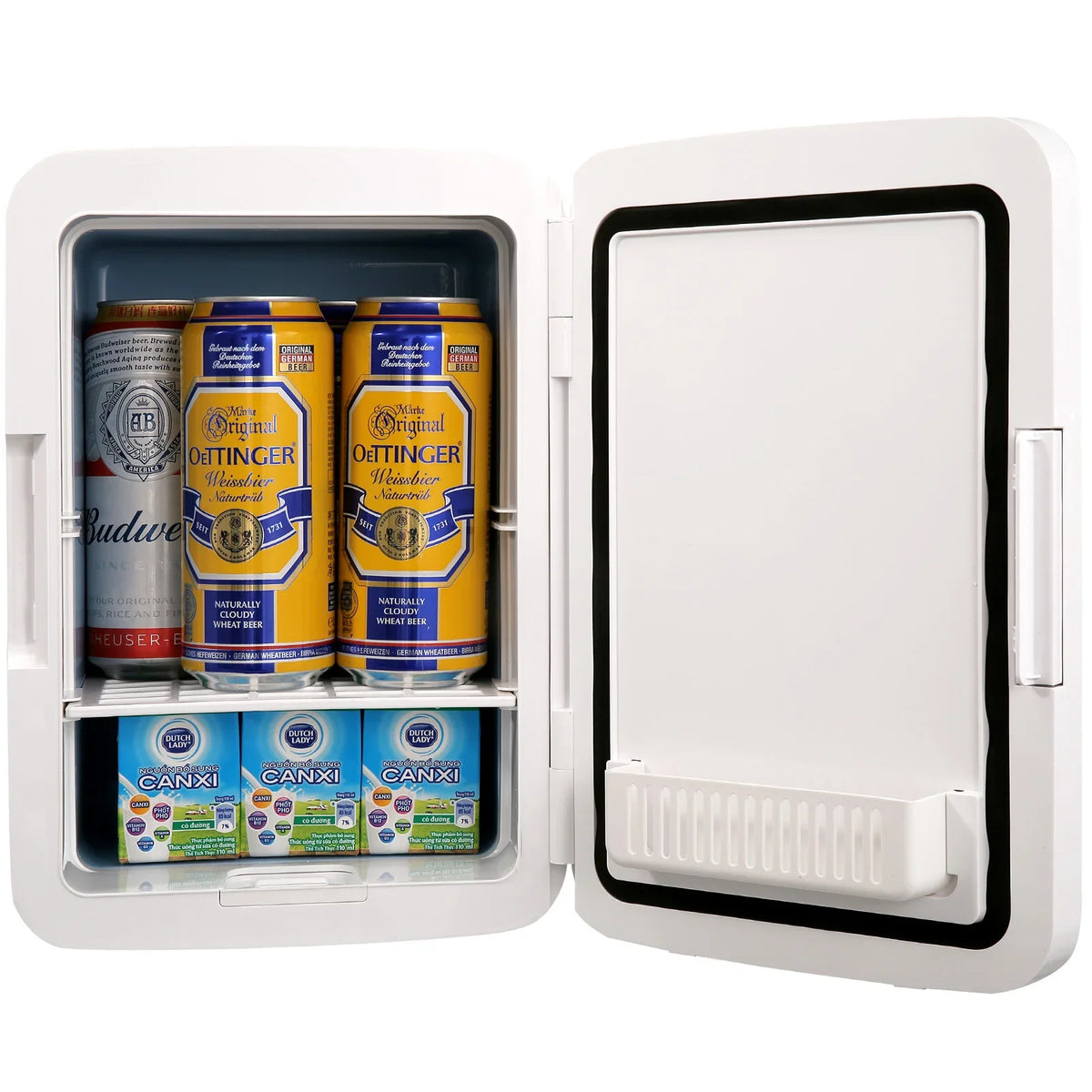 10L Car Refrigerator Mini Portable Skincare Fridge Cooling Freezer Food Drink Storage Box Container for Home Car Bar Use