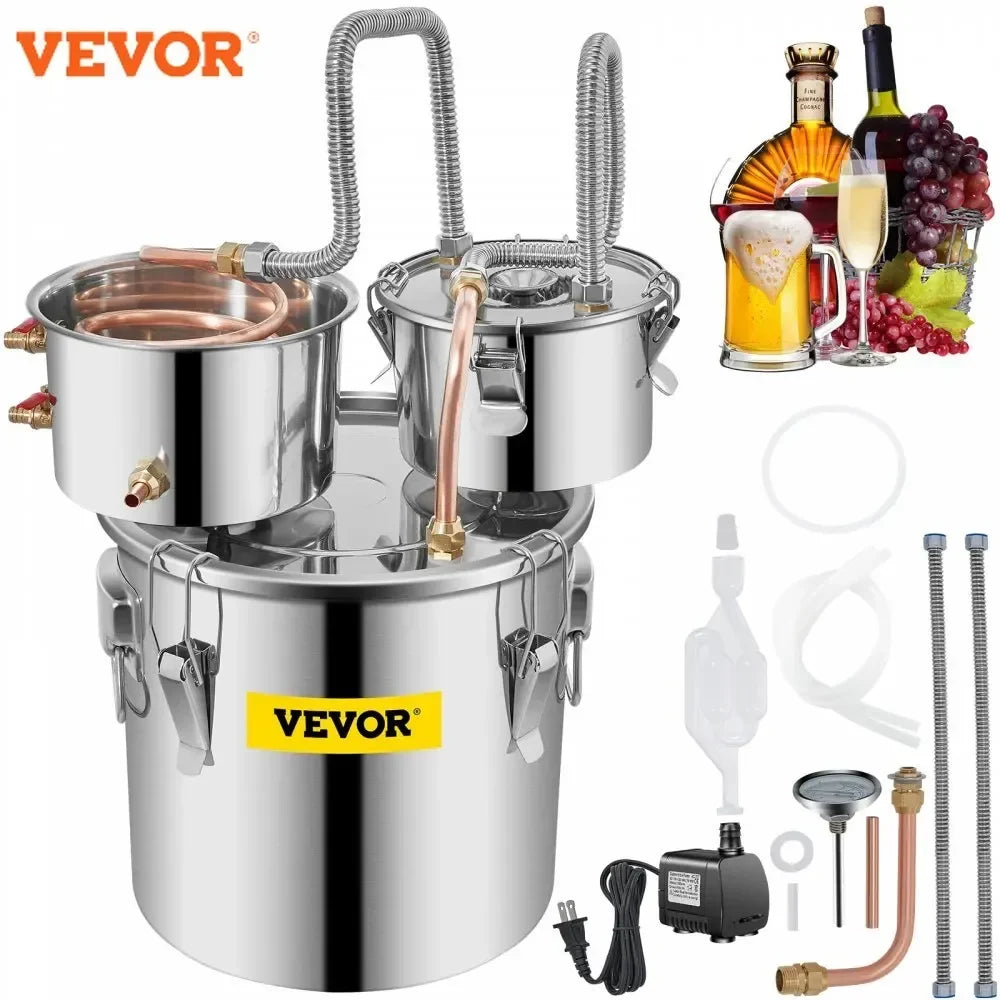 12L 20L 30L 50L Moonshine Still Distiller Alcohol Brewing Distiller DIY Stainless Steel Still Whisky Beer Brandy For Home