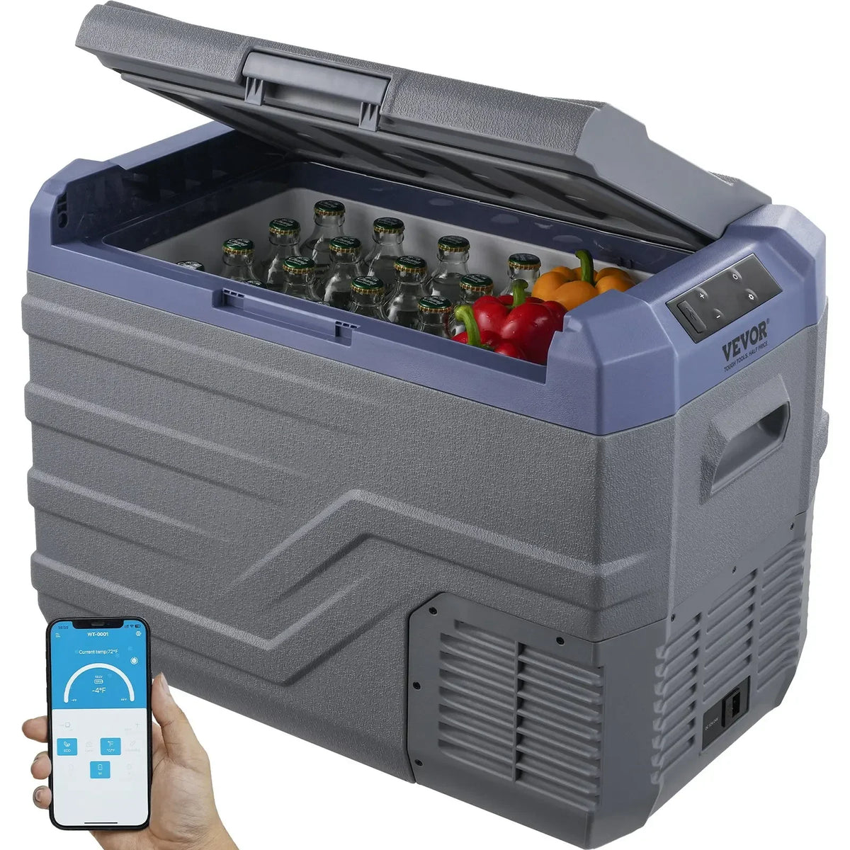 12L 15L 30L 37L 45L Car Refrigerator Fridge  37 L -4℉-68℉  12/24V DC and 100-240V AC  for Outdoor  Camping and RV