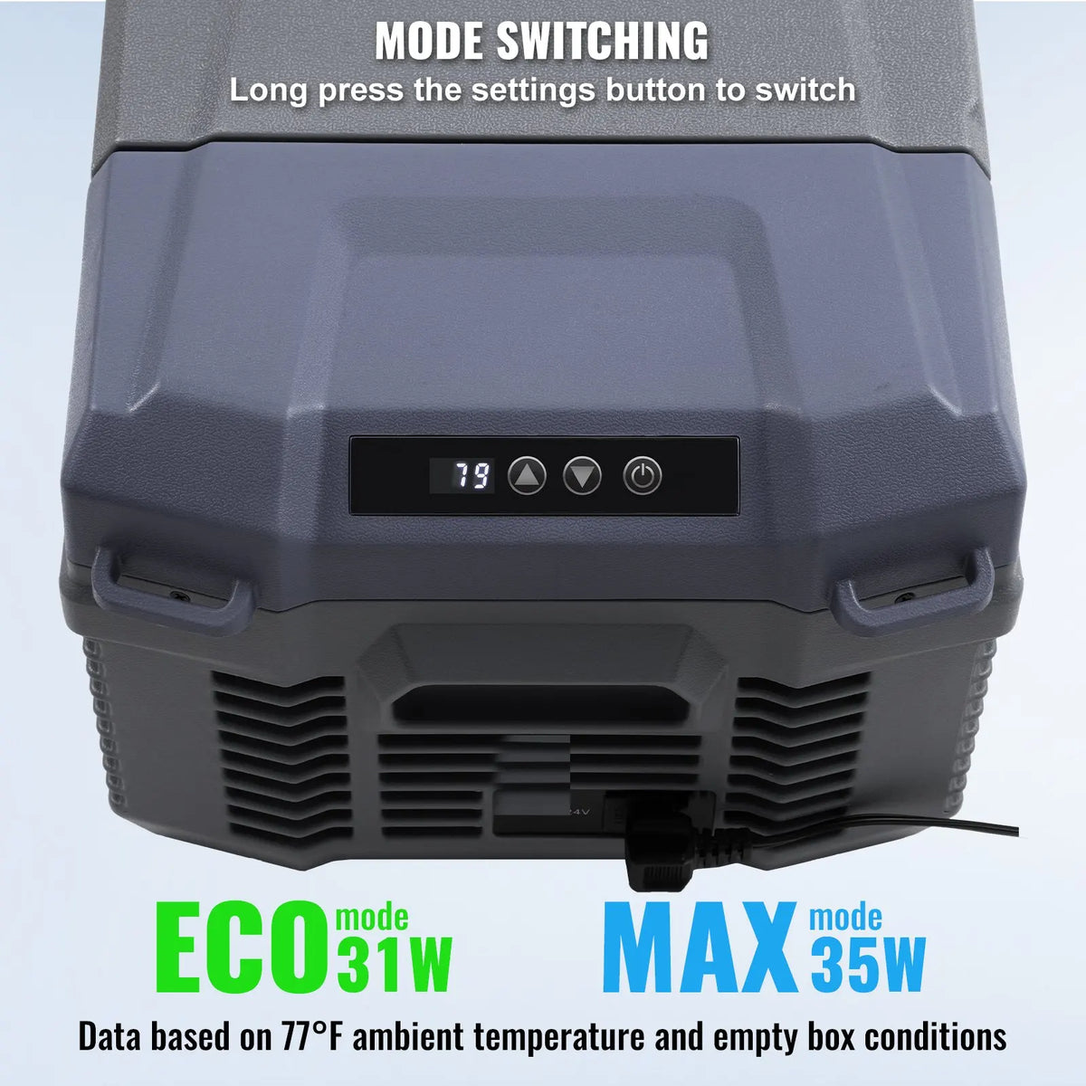 Portable Car Refrigerator Freezer Compressor 9L/12L/15L/30L/37L/45L Single Zone for Car Home for Outdoor Camping and RV