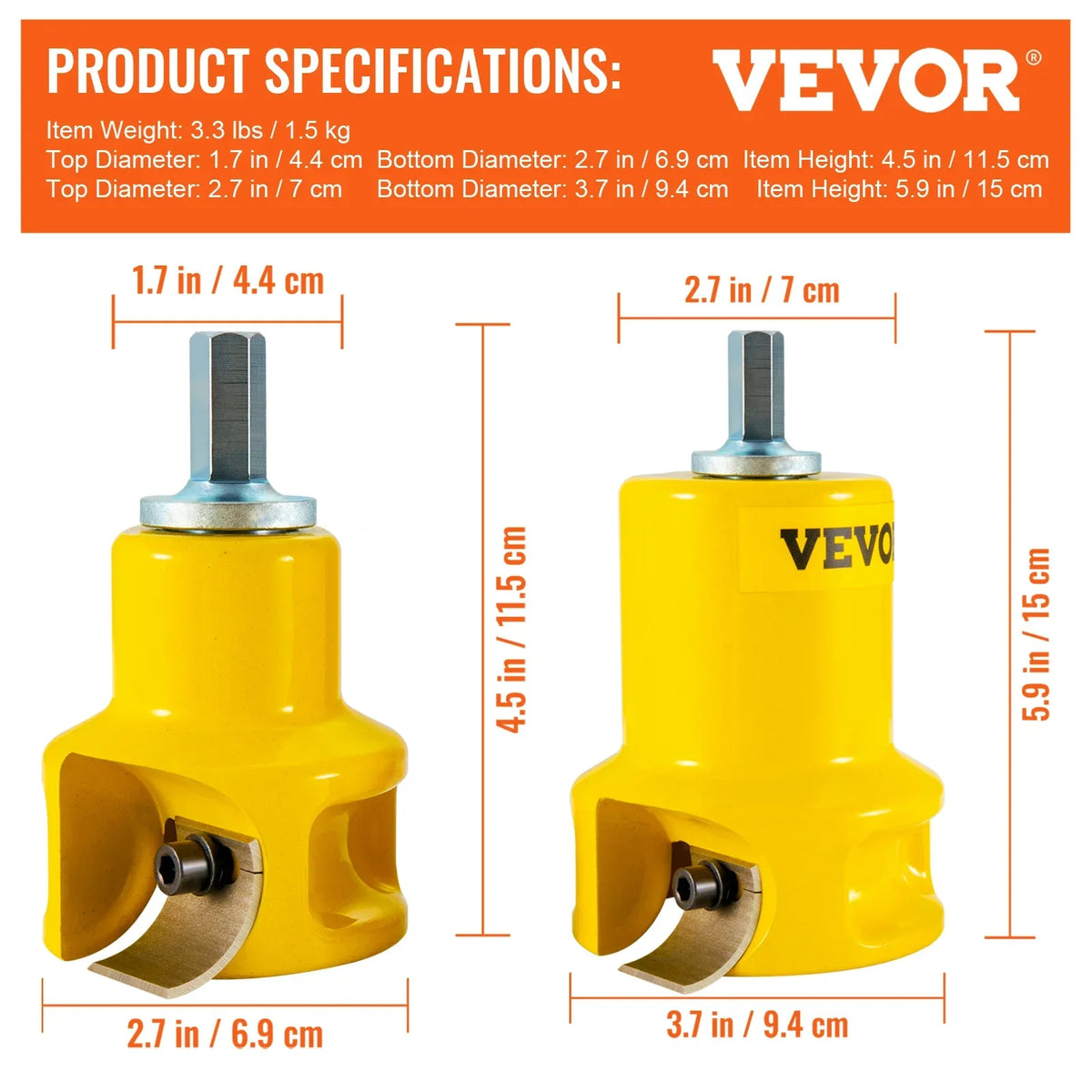 4/6/8Pcs Tenon Cutter Log Furniture Kit 1/1.5/2in Straight/Curved Blades Commercial Woodworking Tool for Corded Drill