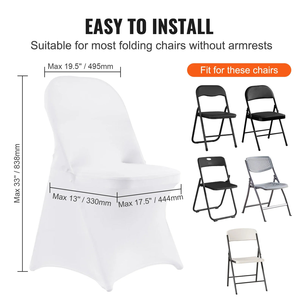 12-100Pcs Wedding Chair Covers Spandex Stretch Slipcover for Restaurant Banquet Hotel Dining Party Universal Chair Cover