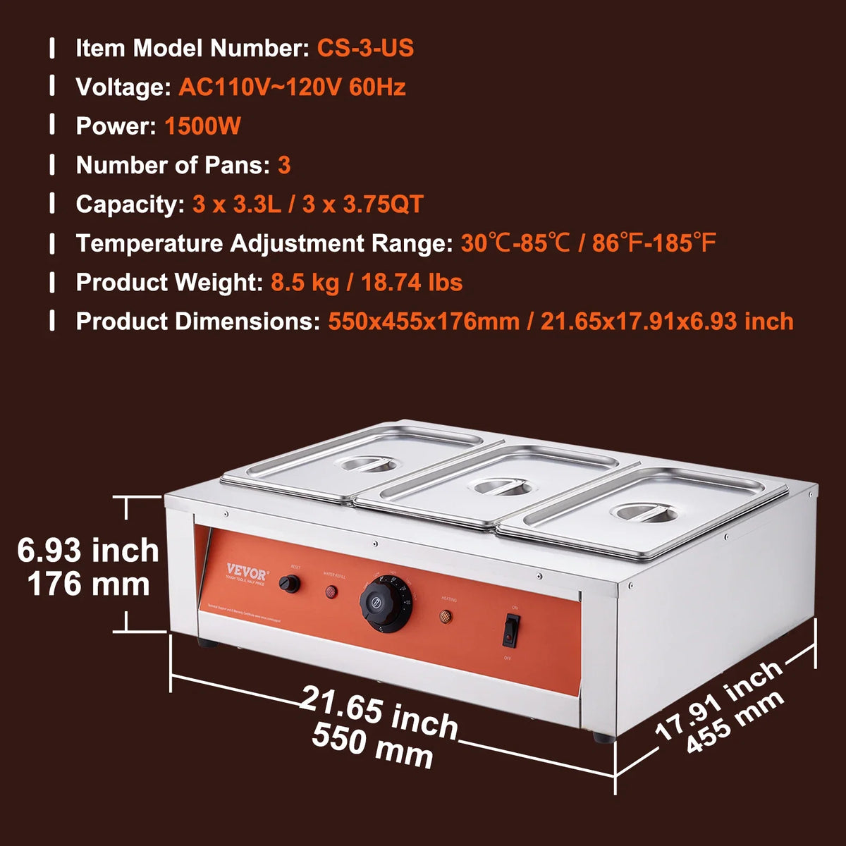 Chocolate Tempering Machine,Stainless Steel Electric Commercial Food Warmer For Chocolate/Milk/Cream Melting and Heating