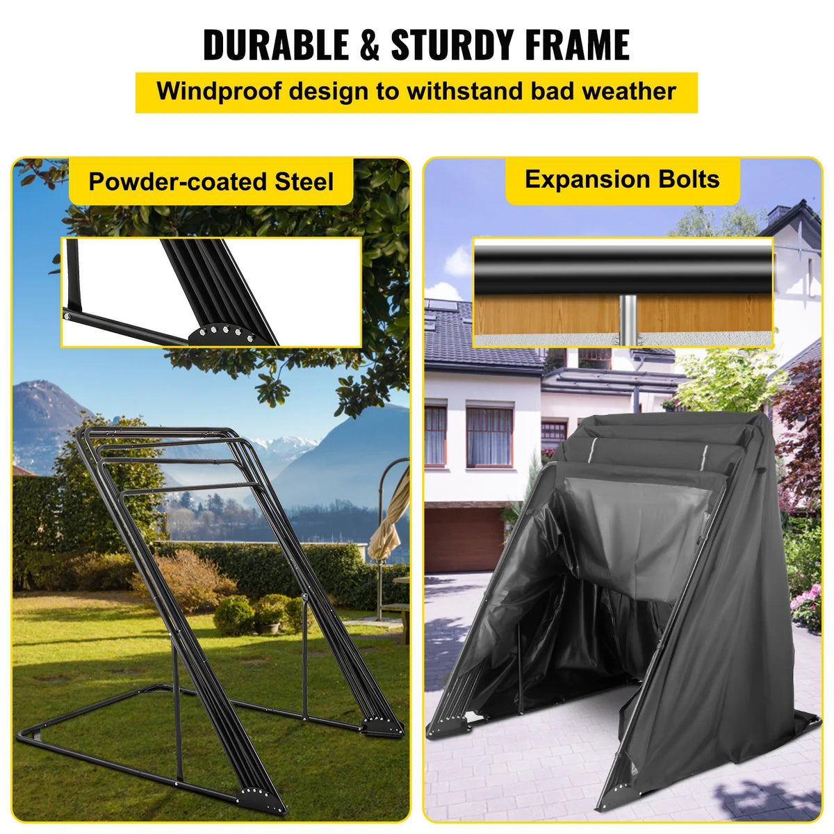 Waterproof Motorcycle Cover Universal Outdoor Oxford Fabric All Weather Protection Moto Bike Case Motorcycle Accessories
