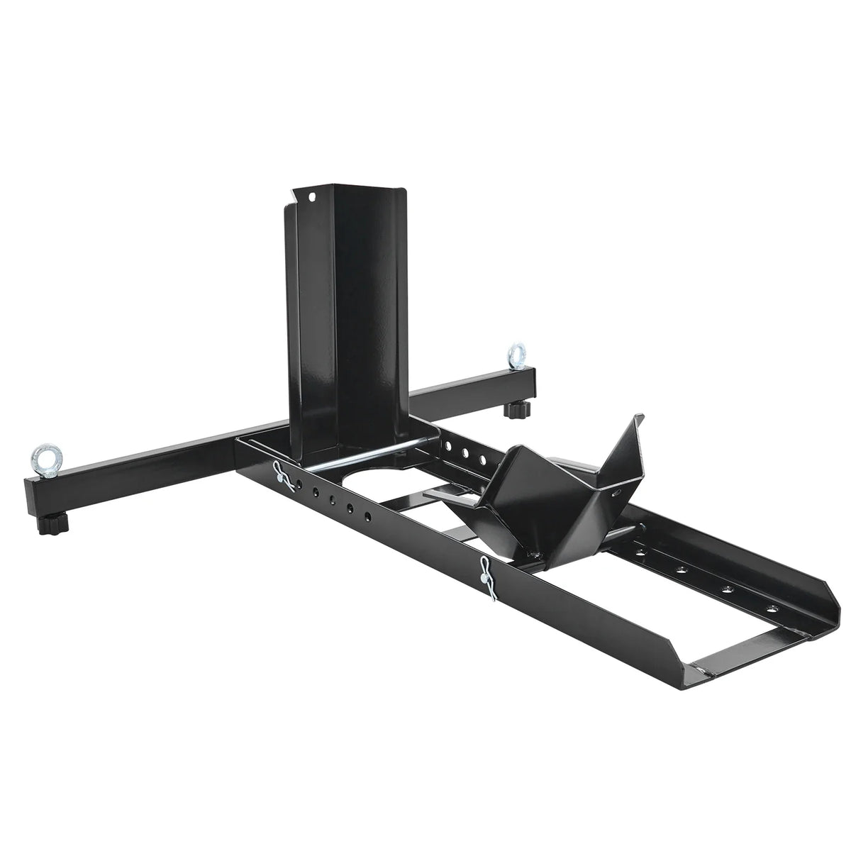 Motorcycle Wheel Chock Upright 1800 lbs Heavy-duty Steel Motorcycle Front Wheel Stand with Adjustable Holes For Motorcycle