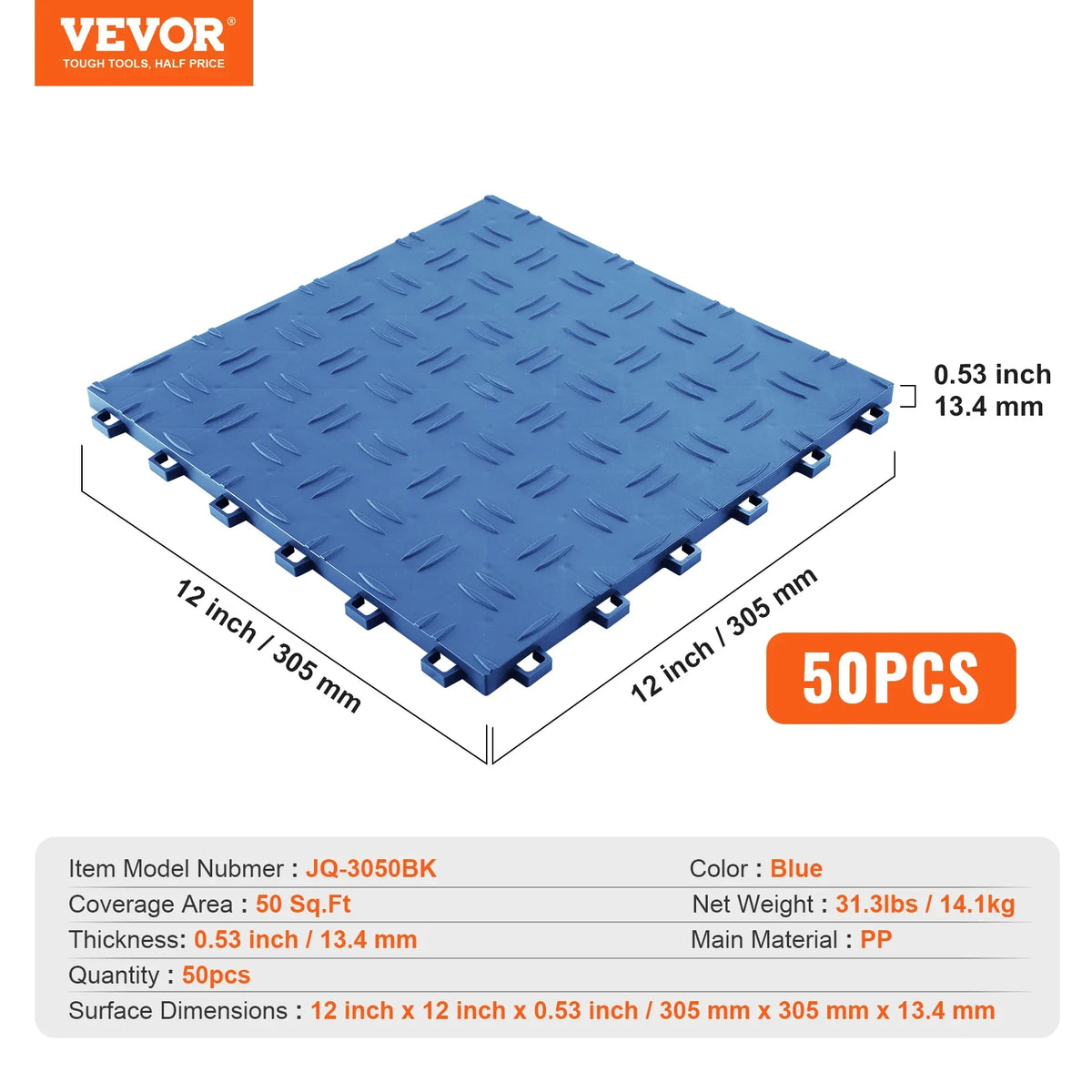 Garage Tiles Interlocking 25/50 Pack Garage Floor Covering Tiles, Non-Slip  Garage Flooring Tiles, for Garages, Basements