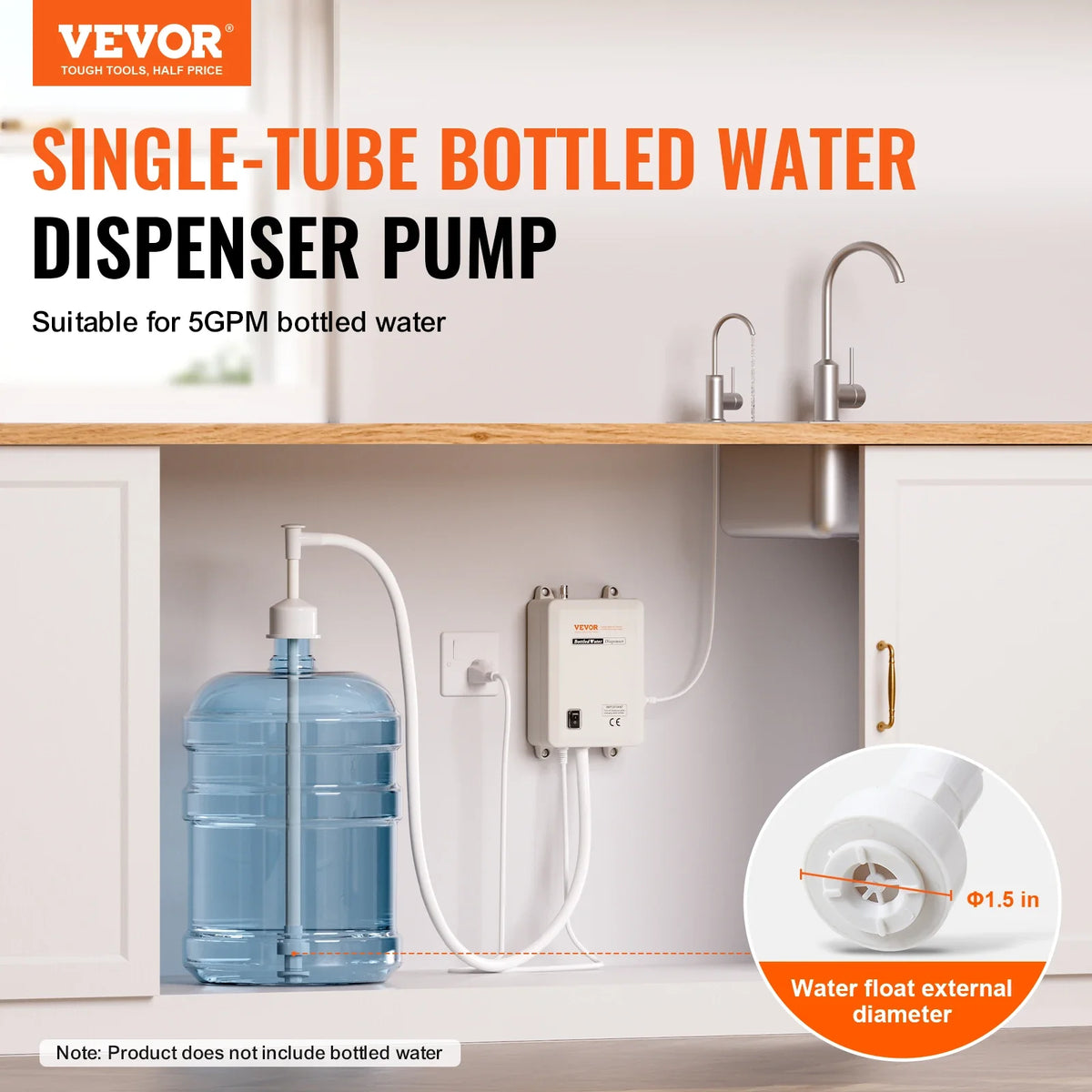 Bottled Water Dispenser Pump System, 5Gal Dispensing System,Automatic Electric Water Dispenser,Single Inlet Water Jug Pump