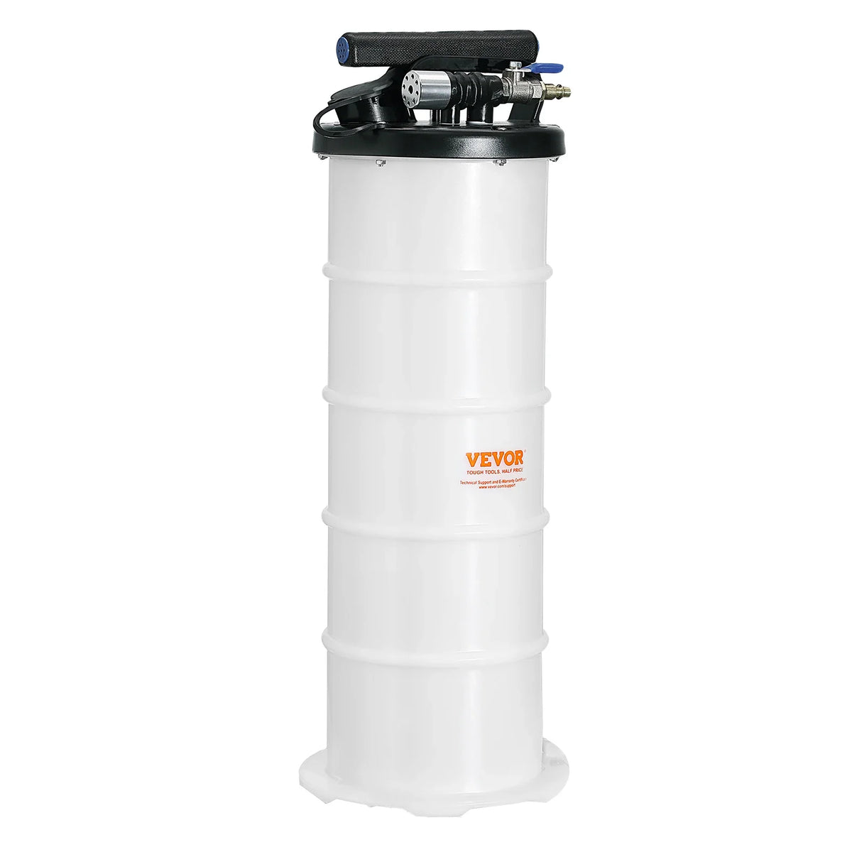 6.5L Pneumatic/Manual Fluid Extractor with Suction Hose Oil Changer Pump for Automotive Fluids Vacuum Evacuation