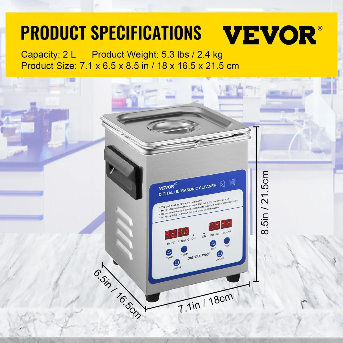 0.8L 2L 3L 6L 15L Ultrasonic Cleaner Lave-Dishes Portable Washing Machine Diswasher Ultrasound Home Appliances