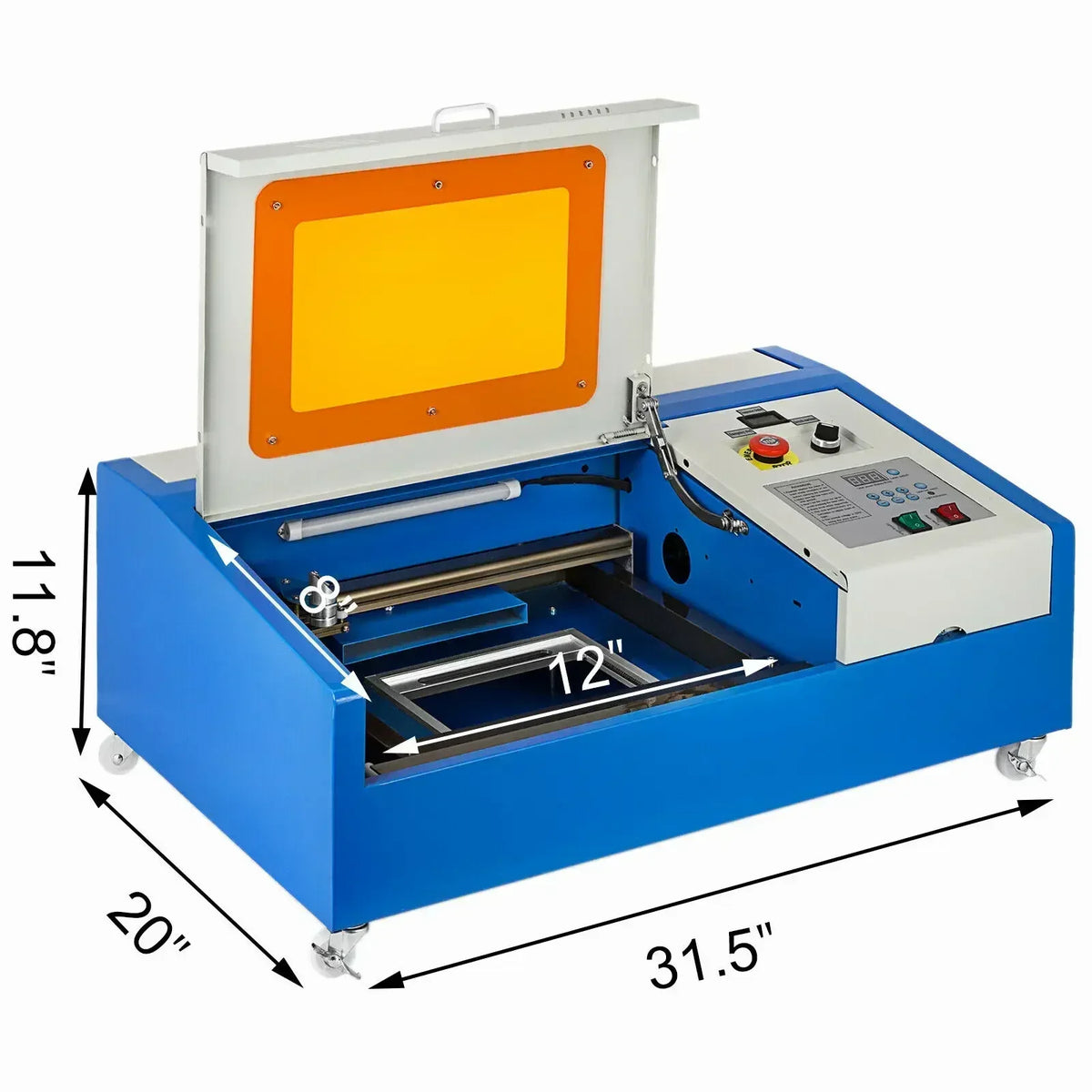 40W CO2 laser engraving machine 300x200mm cutting area professional grade wood acrylic engraving and cutting