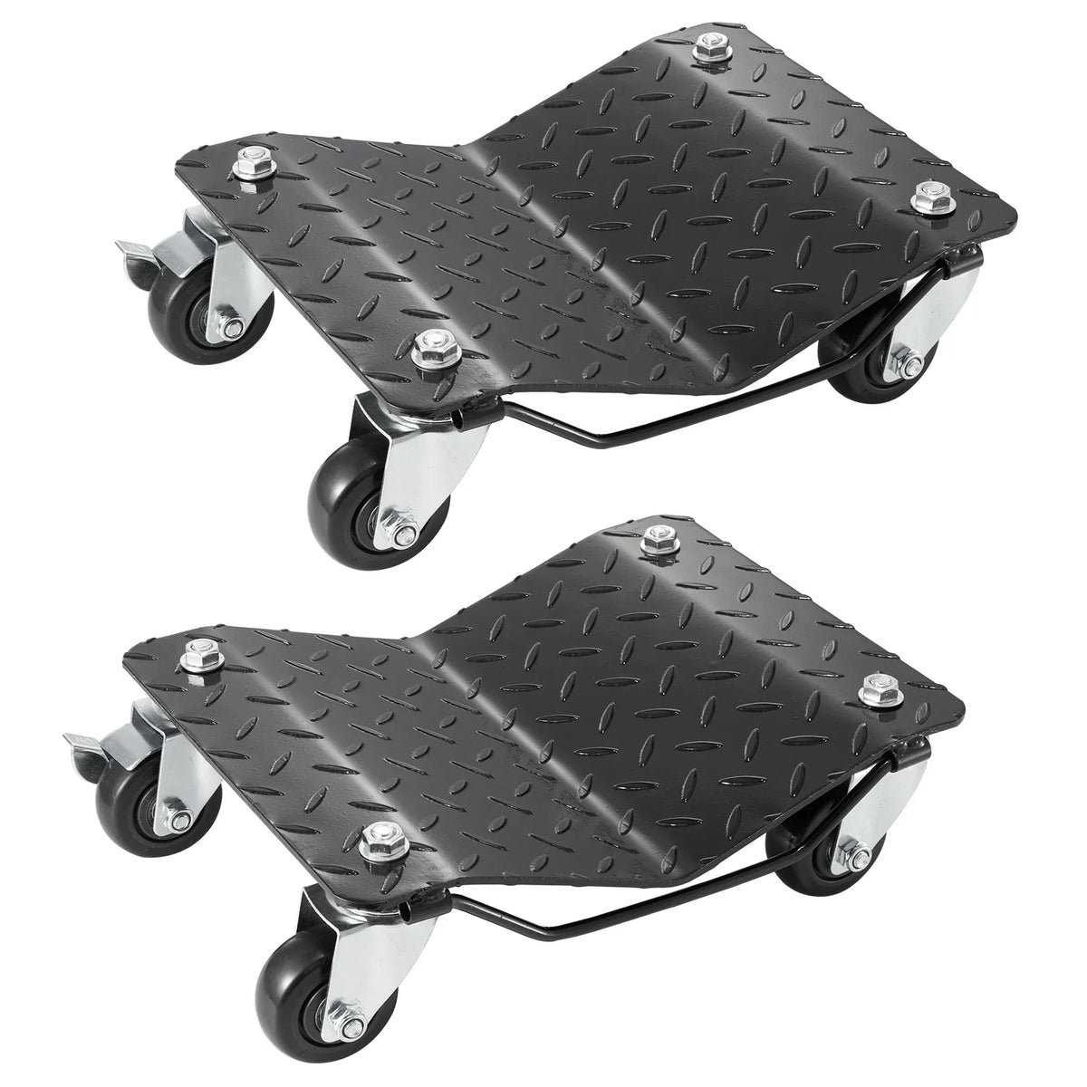 2PCS 3000 lbs/1360 kg Car Dollies Heavy-duty Car Tire Dolly Moving Cars Trucks Trailers Motorcycles and Boats