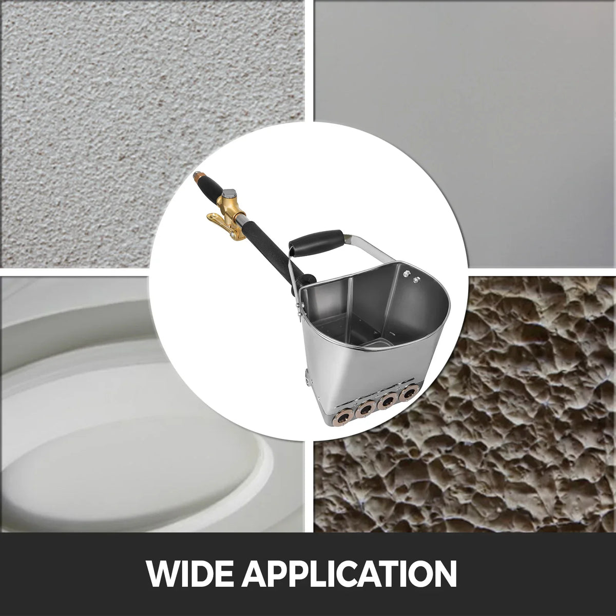 Wall Plaster Sprayer Cement Mortar Spray Gun Wall Paint Spray Gun Manual Wall Painting Tool for Painting Wall or Ceilings
