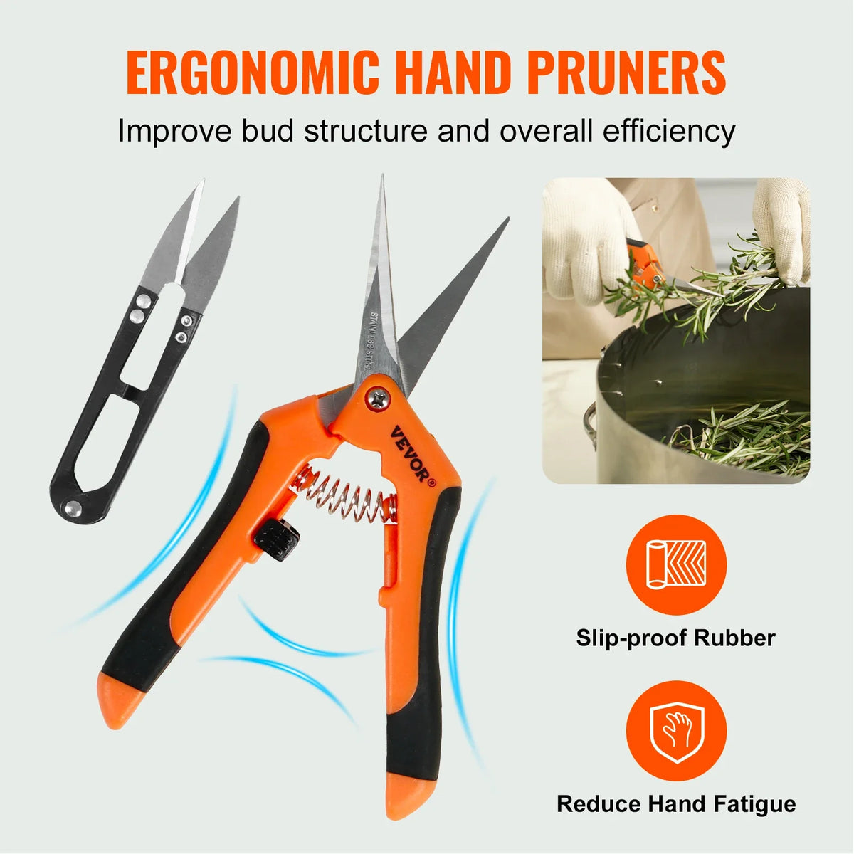 Bud Leaf Trimmer Stainless Steel Manual Bud Trimmer Machine Hand Pruners Included for Cutting Leaves Buds Hydroponic Plant