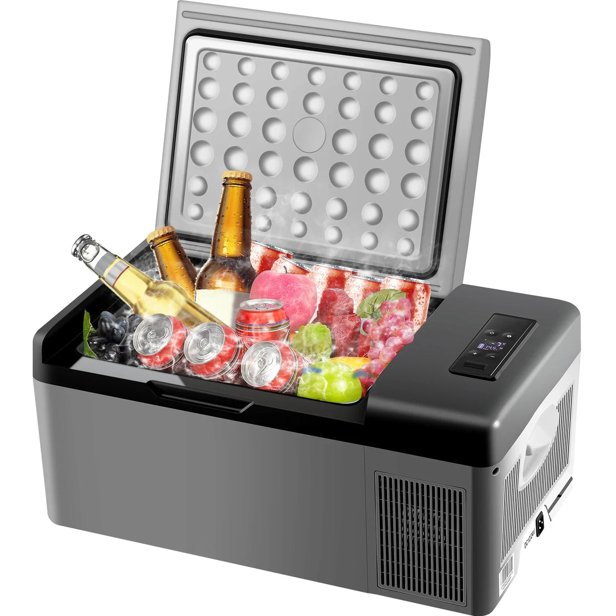 15L 95L Car Refrigerator Portable Fridge Freezer 12/24V DC 110-240 AC for Home  Outdoors RV Boat Camping Traveling Use