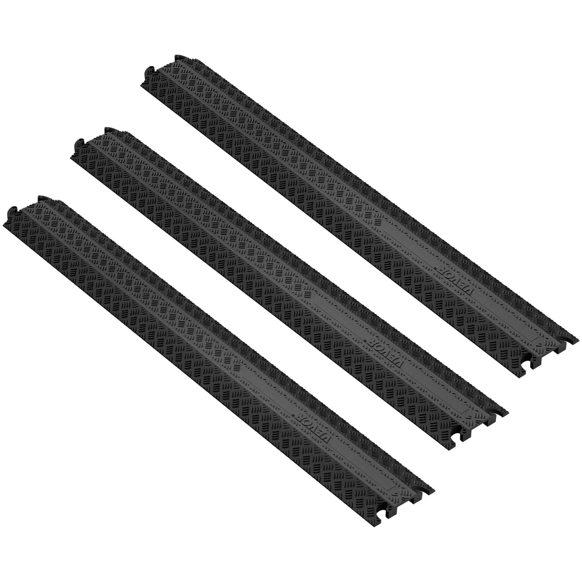 Drop Over Cable Cover Ramp Cable Hose Protector Ramp Floor Cord Cover for High Walking Traffic Areas Outdoor Office School