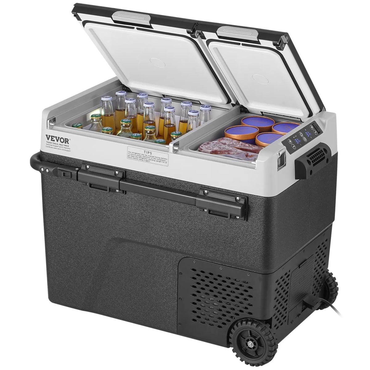 Portable Car Refrigerator Freezer Fridge Compressor 40L 115L 95L 50L 58L 36L Dual Zone for Home Outdoors RV Boat Camping