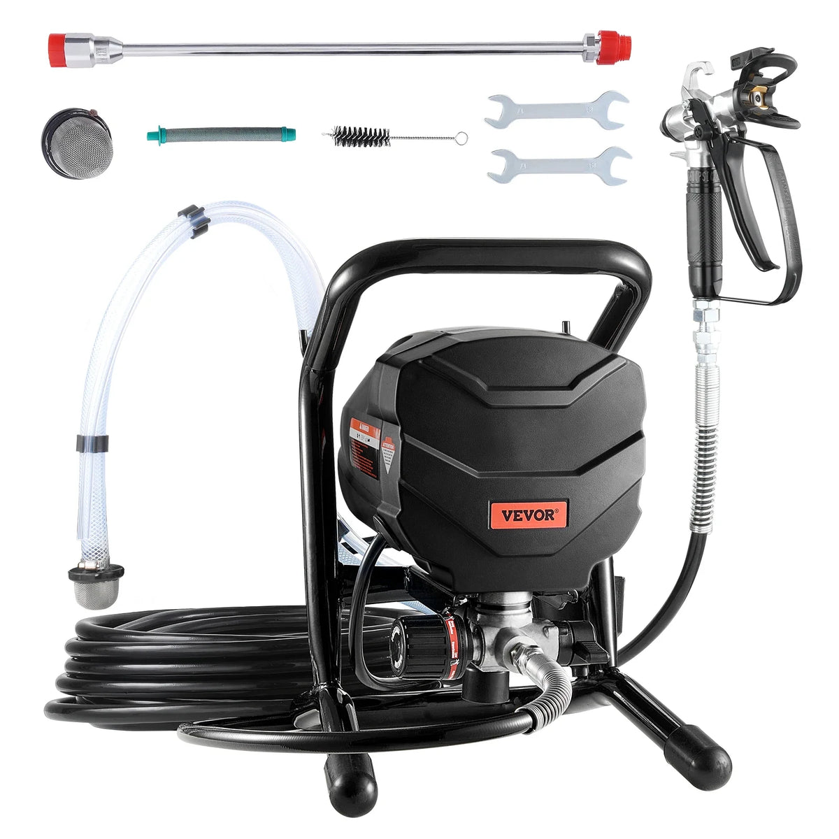 Stand Airless Paint Sprayer 650W Airless Sprayer 3000PSI Electric Paint Sprayer Machine Kits for Furniture/Fence/Home